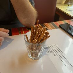 Cafe Lalibela - Pretzel snack before dinner (complimentary)