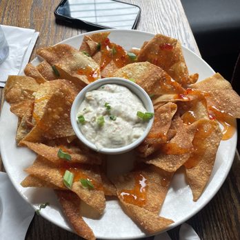 Logan's Alley - Crab Rangoon dip - Pubs Near Me - Grand Rapids, Michigan Logan's Alley - Crab Rangoon dip - Pubs Near Me - Grand Rapids, Michigan