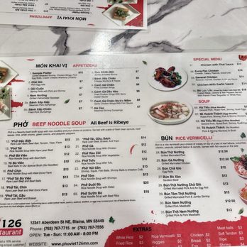 Phoviet 126 Vietnamese Restaurant - Menu - Vietnamese Near Me - Blaine, Minnesota Phoviet 126 Vietnamese Restaurant - Menu - Vietnamese Near Me - Blaine, Minnesota