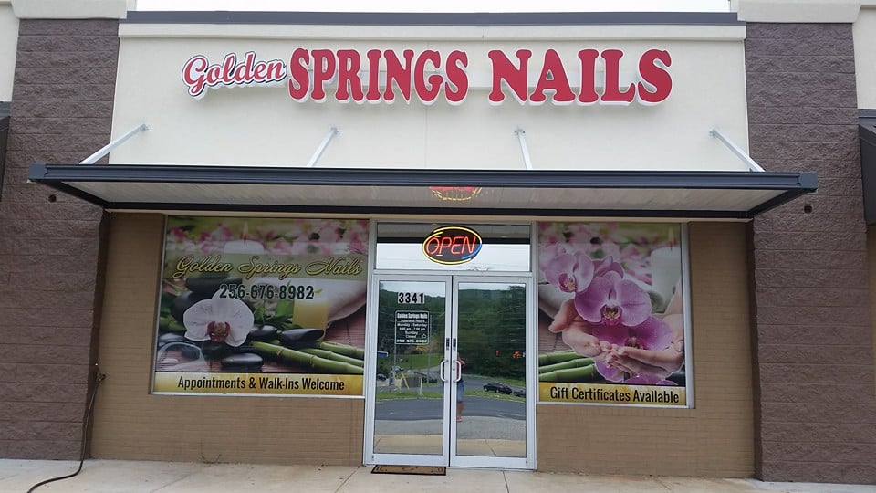 GOLDEN SPRINGS NAILS Updated September 2024 3341 Henry Rd, Anniston, Alabama Nail Salons