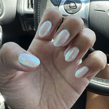 Oasis Nails - My first chrome set - Nail Salons Near Me - Sacramento, California
