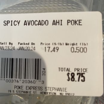 Poke Express - Spicy Avocado Ahi (Raw) Poke - Poke Near Me - Henderson, Nevada Poke Express - Spicy Avocado Ahi (Raw) Poke - Poke Near Me - Henderson, Nevada