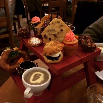The Garden Kitchen - Mothers Day Picnic Bench - The Garden Kitchen - Tea Rooms Near Me - Holden, LAN