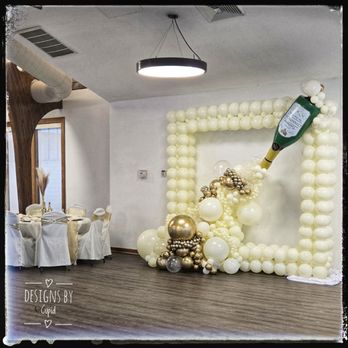 Designs By Cupid - 60th Birthday Organic Champagne Balloon Wall - Balloon Services Near Me Designs By Cupid - 60th Birthday Organic Champagne Balloon Wall - Balloon Services Near Me