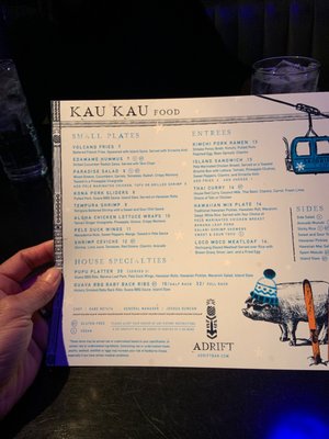 Menu photo 3 Adrift Tiki Bar Denver, CO