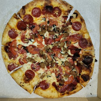 Caruso's Italian Kitchen - Shy on toppings and dough. You can see by the size of the slices this pizza is no giant and no thick dough. So small slides around in bix - Cocktail Bars Near Me - Tujunga, California Caruso's Italian Kitchen - Shy on toppings and dough. You can see by the size of the slices this pizza is no giant and no thick dough. So small slides around in bix - Cocktail Bars Near Me - Tujunga, California