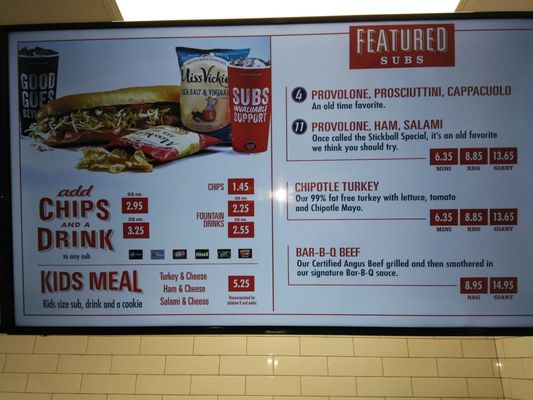 Menu photo 1 Jersey Mike's Subs El Monte, CA
