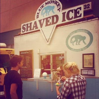 Blue Monkey Shaved Ice by null