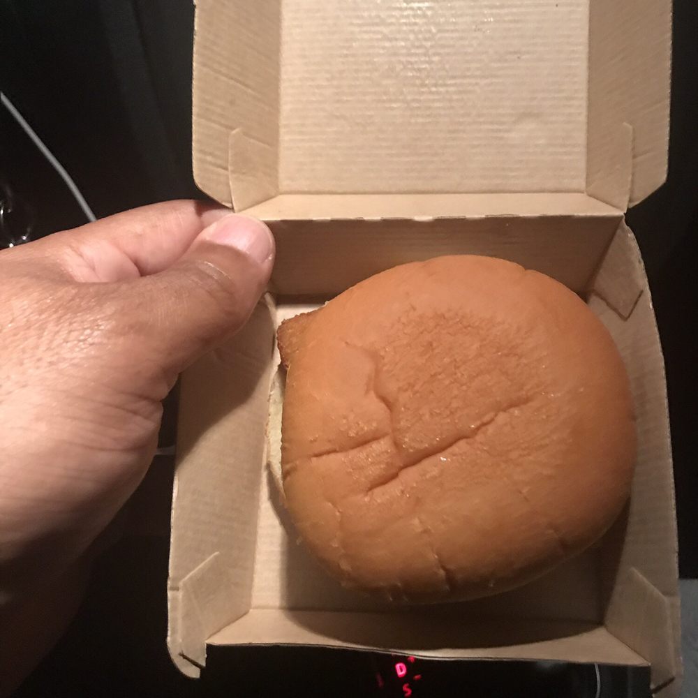 Small sandwich.    Fish filet