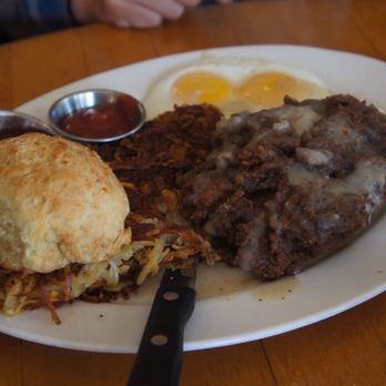 5 Spot - Chicken fried steak & egg ($15.25 US) - American Near Me - Seattle, Washington