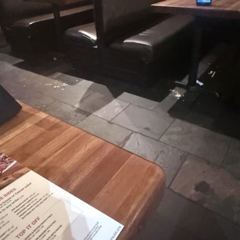 Cheddar's Scratch Kitchen - The floor had food all over it. No one had swept the floor. That wasn't the only area like this. - Comfort Food Near Me - Evansville, Indiana