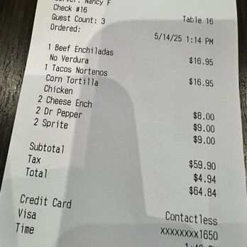 El Catrin - $4.50 for a can soda - Mexican Near Me - San Antonio, Texas