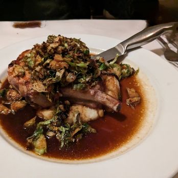 Black Cat Bistro - Stuffed pork chop - New American Near Me - Cambria, California
