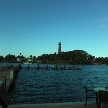 Jetty's Waterfront Restaurant - View from our table, the Jupiter Lighthouse. - Seafood Near Me - Jupiter, Florida Jetty's Waterfront Restaurant - View from our table, the Jupiter Lighthouse. - Seafood Near Me - Jupiter, Florida