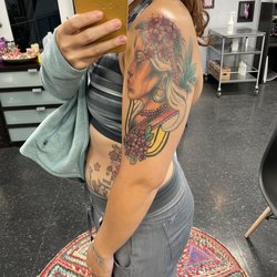 Bespoke Tattoo Gallery - Finished babaylan Filipina shaman on my arm by @tattoosbydingle on Instagram- couldn't be happier!