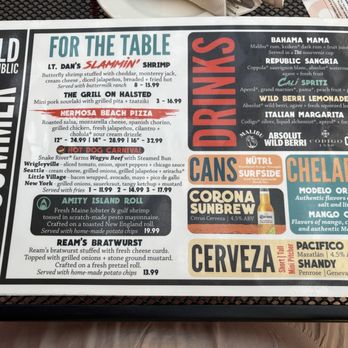 Old Republic Kitchen + Bar - Menu - New American Near Me - Elgin, Illinois
