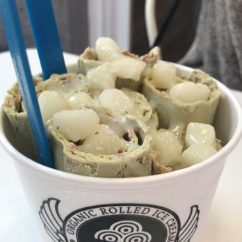 Rolling Factory - Green tea, strawberry, mochi and condensed milk - Ice Cream & Frozen Yogurt Near Me - Glendale, California Rolling Factory - Green tea, strawberry, mochi and condensed milk - Ice Cream & Frozen Yogurt Near Me - Glendale, California