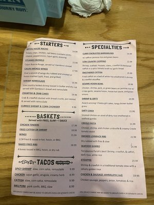 Menu photo 7 Sister Cities Cajun St. Louis, MO
