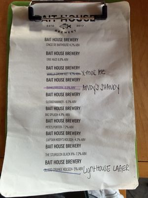 Menu photo 3 Bait House Brewery Sandusky, OH Menu photo 3 Bait House Brewery Sandusky, OH