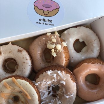 Mikiko Mochi Donuts - Sampler box on 6/4/20 - Donuts Near Me - Beaverton, Oregon Mikiko Mochi Donuts - Sampler box on 6/4/20 - Donuts Near Me - Beaverton, Oregon