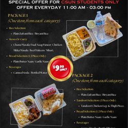 Red Chili - Student menu