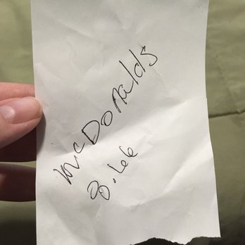 McDonald's - When we asked for a receipt... - Burgers Near Me - Pleasant Grove, Utah McDonald's - When we asked for a receipt... - Burgers Near Me - Pleasant Grove, Utah