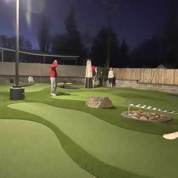 PuttTek Flagstaff - Amen corner, then church pew bunkers? Guy thought of everything! - Mini Golf Near Me - Flagstaff, Arizona PuttTek Flagstaff - Amen corner, then church pew bunkers? Guy thought of everything! - Mini Golf Near Me - Flagstaff, Arizona