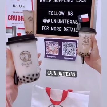 Uni Uni - Uni Brown Sugar Milk Tea with Tapioca Jasmine milk tea - Bubble Tea Near Me - Katy, Texas Uni Uni - Uni Brown Sugar Milk Tea with Tapioca Jasmine milk tea - Bubble Tea Near Me - Katy, Texas
