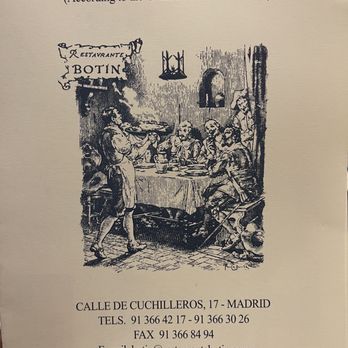 Botín - Spanish Near Me - Madrid, M Botín - Spanish Near Me - Madrid, M