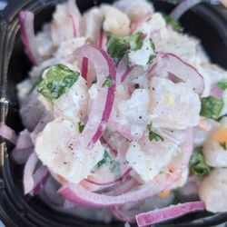 Fish and shrimp ceviche