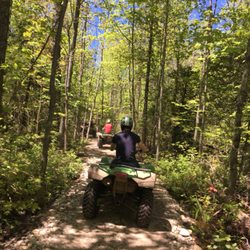 ATV Adventure Tours - Going down the trail