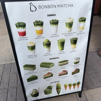 Bonbon Matcha - Menu - Bakeries Near Me - Cupertino, California Bonbon Matcha - Menu - Bakeries Near Me - Cupertino, California