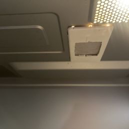 The inside top of our microwave
