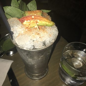 RosaNegra Polanco - Spicy cucumber cocktail. - Latin American Near Me - México, D.F., DIF RosaNegra Polanco - Spicy cucumber cocktail. - Latin American Near Me - México, D.F., DIF