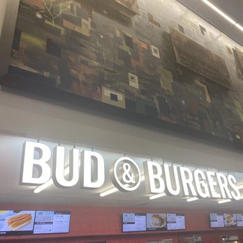 Bud And Burgers - a sign above the counter - Burgers Near Me - Atlanta, Georgia Bud And Burgers - a sign above the counter - Burgers Near Me - Atlanta, Georgia