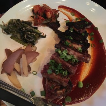 Troop PVD - Korean BBQ short ribs. Such a pretty plate! - New American Near Me - Providence, Rhode Island Troop PVD - Korean BBQ short ribs. Such a pretty plate! - New American Near Me - Providence, Rhode Island