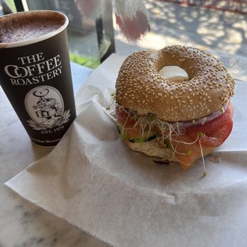 Coffee Roastery - Mexican mocha, lox bagel with the works - Coffee & Tea Near Me - Fairfax, California Coffee Roastery - Mexican mocha, lox bagel with the works - Coffee & Tea Near Me - Fairfax, California