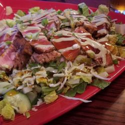 Village Idiot Pub - Patchogue - Ahi Tuna Salad (on the specials menu for a limited time).