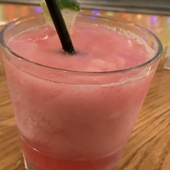 Javelina - Prickly Pear Margarita with no salt - Tex-Mex Near Me - New York, New York