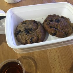 Minced Meal Prep - Breakfast- gluten free oatmeal pancakes with banana and mixed berries served with organic pure maple syrup