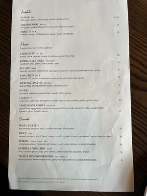 Menu photo 4 Gemelli Restaurant Asheville, NC