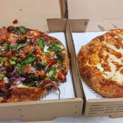 Buffalo's Pizza - 12" vegetarian and cheesesticks, ranch on the side. Pi Day 2023