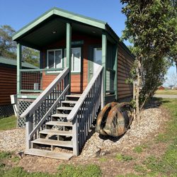 Kentucky Lakes & Prizer Point KOA - Cabin for $60 a night. One full bed and two bunks and a half bath.
