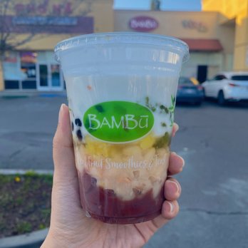 Bambu - Bambu combo 2; Che Thap Cam with ice on the side. - Coffee & Tea Near Me - San Jose, California