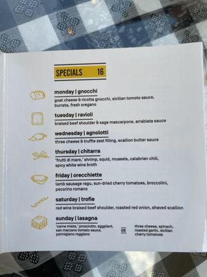 Menu photo 7 Forma Pasta Factory Brooklyn, NY Menu photo 7 Forma Pasta Factory Brooklyn, NY