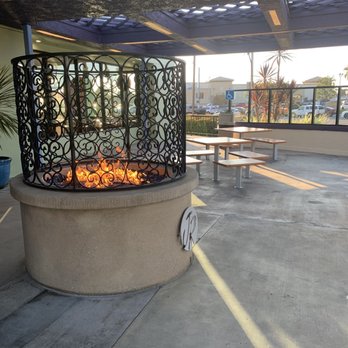Miguels Jr - Outdoor seating available with a fire pit - Mexican Near Me - Costa Mesa, California Miguels Jr - Outdoor seating available with a fire pit - Mexican Near Me - Costa Mesa, California