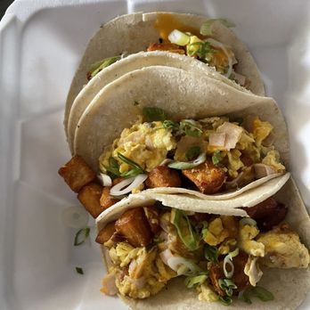 Soufflé Cafe & Bistro - Turkey Breakfast tacos $13 - Cafes Near Me - Cibolo, Texas Soufflé Cafe & Bistro - Turkey Breakfast tacos $13 - Cafes Near Me - Cibolo, Texas