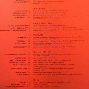 Tán by Chef Richard Sandoval - Menu (Mar '24) - Latin American Near Me - New York, New York Tán by Chef Richard Sandoval - Menu (Mar '24) - Latin American Near Me - New York, New York