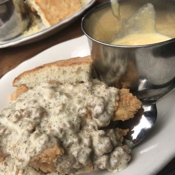 Jacob's Pickles - Sausage Gravy Smothered Chicken - Comfort Food Near Me - New York, New York