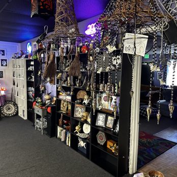 The Star & Stone - The back wall of merchandise into the reading room - Spiritual Shop Near Me - San Dimas , California The Star & Stone - The back wall of merchandise into the reading room - Spiritual Shop Near Me - San Dimas , California